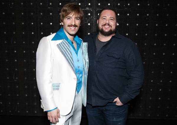 Photo Flash: Chaz Bono Gets Groovy Visiting THE CHER SHOW Image