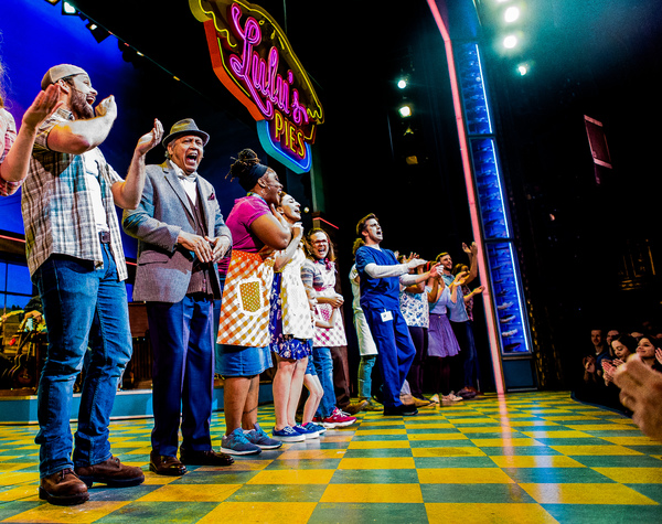 Photo Coverage: Opening Up! Sara Bareilles And Gavin Creel Take Their First Bows at WAITRESS! Image