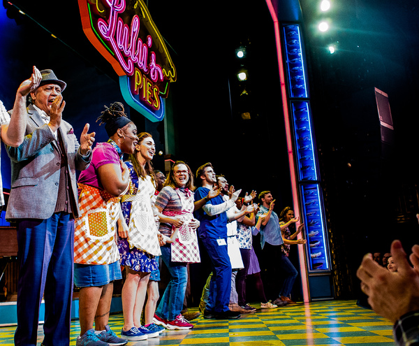 Photo Coverage: Opening Up! Sara Bareilles And Gavin Creel Take Their First Bows at WAITRESS! Image