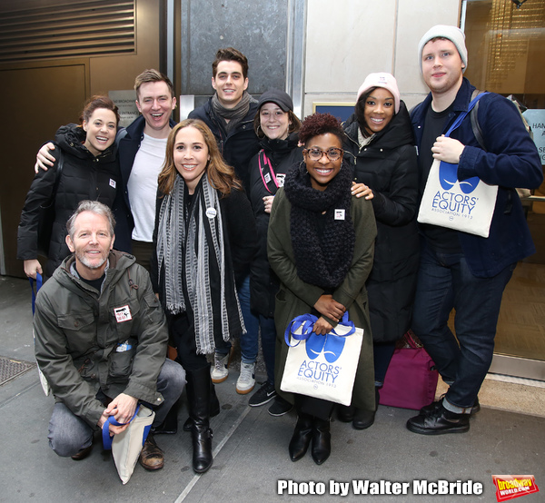 Photo Coverage: Theatrical Unions Show Support For Actors' Equity Development Strike Image
