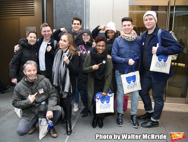 Photo Coverage: Theatrical Unions Show Support For Actors' Equity Development Strike Image