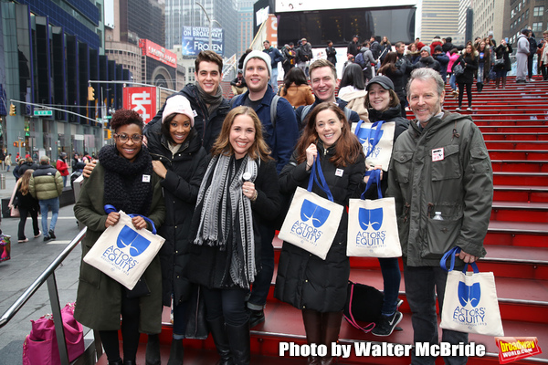 Photo Coverage: Theatrical Unions Show Support For Actors' Equity Development Strike Image