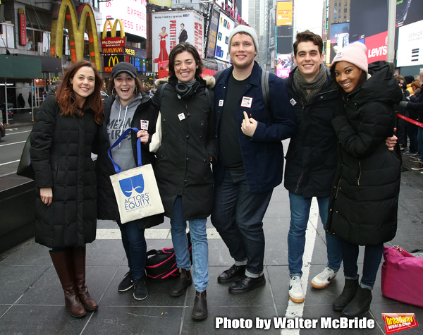 Photo Coverage: Theatrical Unions Show Support For Actors' Equity Development Strike Image
