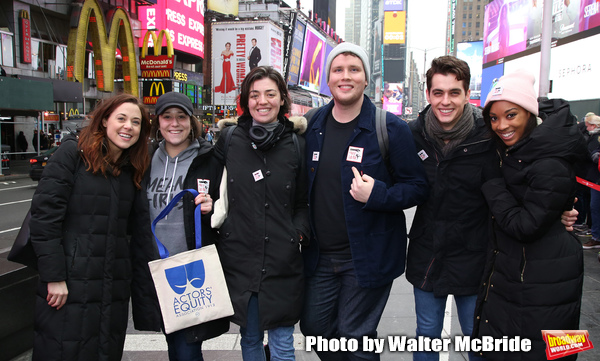 Photo Coverage: Theatrical Unions Show Support For Actors' Equity Development Strike Image