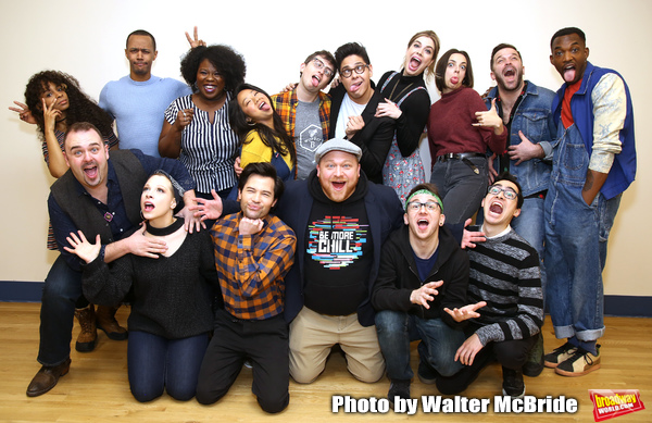Photo Coverage: They're Ready for Their Upgrade! In Rehearsal with the Cast of BE MORE CHILL Image