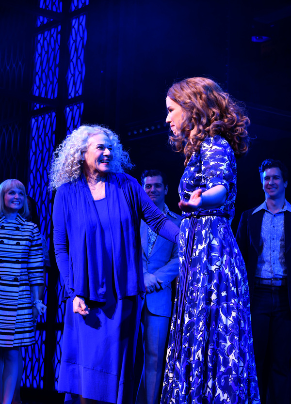 Photo Flash: Carole King Surprises the Cast of BEAUTIFUL With a Performance and Curtain Call Image
