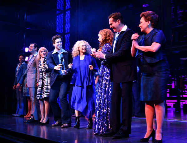 Photo Flash: Carole King Surprises the Cast of BEAUTIFUL With a Performance and Curtain Call Image