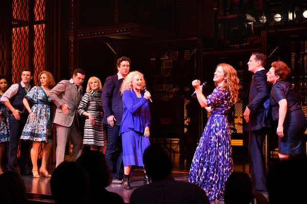 Photo Flash: Carole King Surprises the Cast of BEAUTIFUL With a Performance and Curtain Call Image