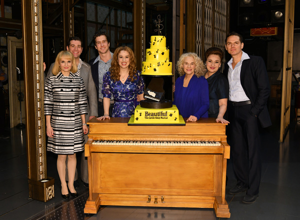 Photo Flash: Carole King Surprises the Cast of BEAUTIFUL With a Performance and Curtain Call Image
