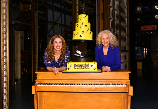 Photo Flash: Carole King Surprises the Cast of BEAUTIFUL With a Performance and Curtain Call Image