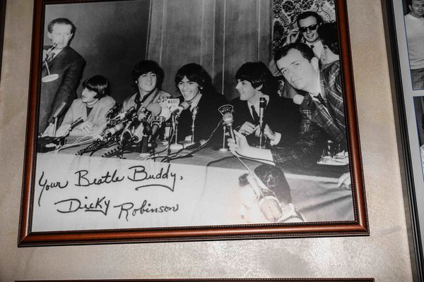 DIck Robinson & The Beatles Photo