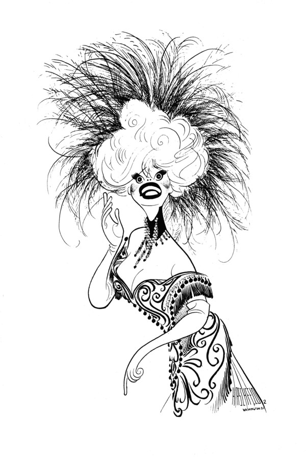 Photo Flash: Al Hirschfeld Mourns the Passing of Carol Channing Image