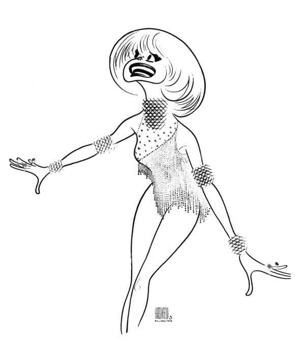 Photo Flash: Al Hirschfeld Mourns the Passing of Carol Channing Image
