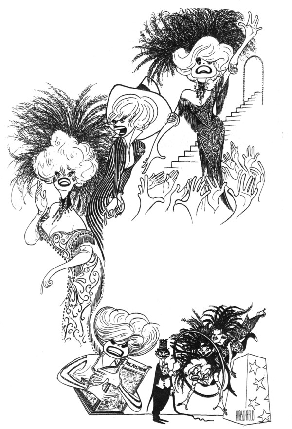Photo Flash: Al Hirschfeld Mourns the Passing of Carol Channing Image