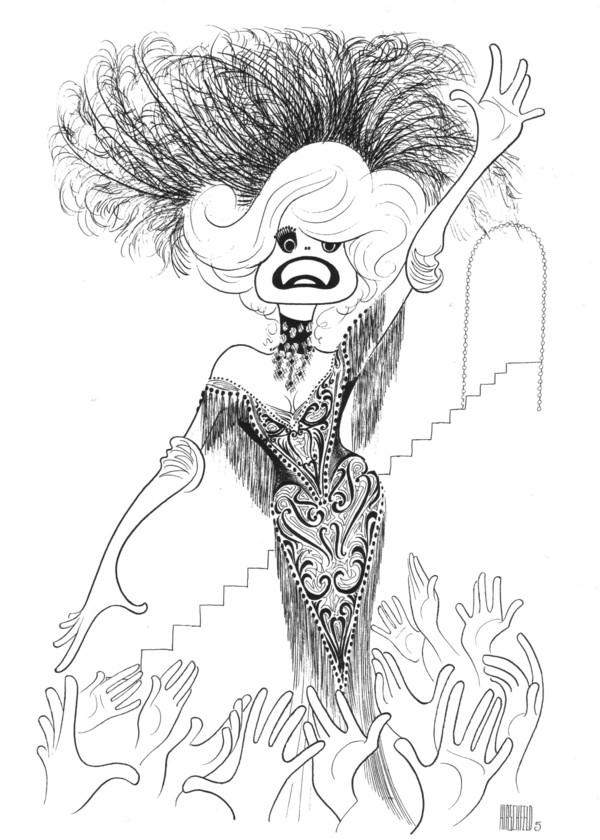 Photo Flash: Al Hirschfeld Mourns the Passing of Carol Channing Image