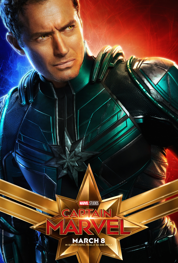 Photo Flash: See the New Character Posters for CAPTAIN MARVEL Image