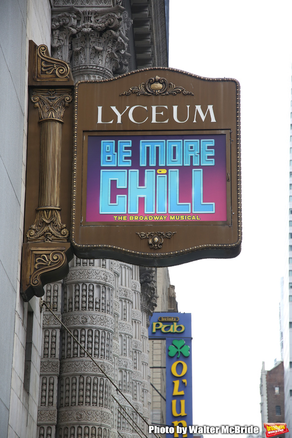Photo Coverage: The BE MORE CHILL Gang Sees Their Brand New Marquee At the Lyceum! Image
