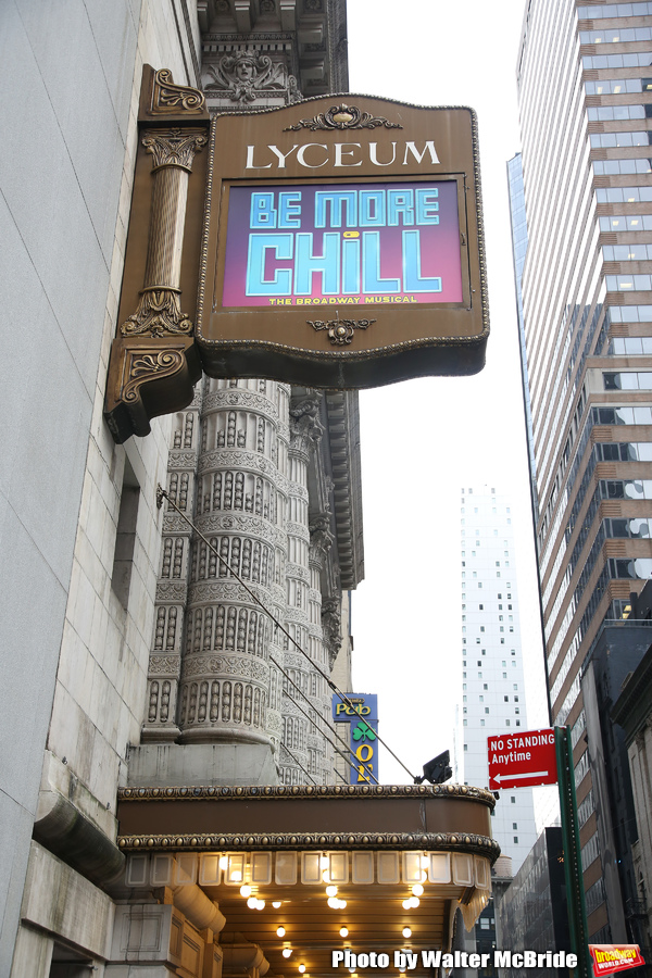 Photo Coverage: The BE MORE CHILL Gang Sees Their Brand New Marquee At the Lyceum! Image