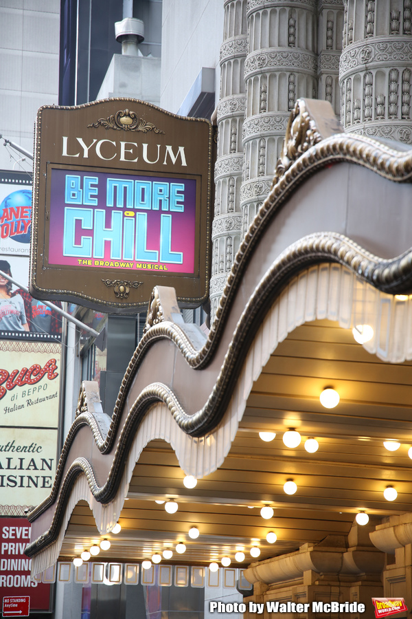 Photo Coverage: The BE MORE CHILL Gang Sees Their Brand New Marquee At the Lyceum! Image