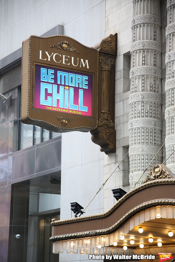 Photo Coverage: The BE MORE CHILL Gang Sees Their Brand New Marquee At the Lyceum! Image