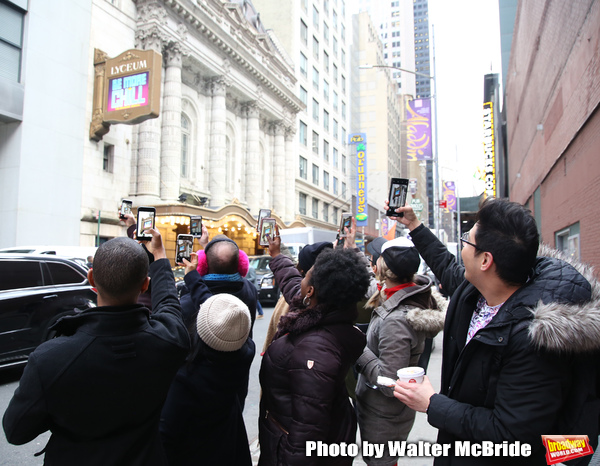 Photo Coverage: The BE MORE CHILL Gang Sees Their Brand New Marquee At the Lyceum! Image