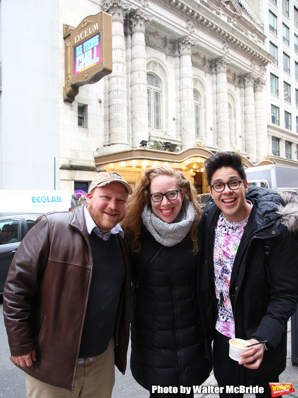 Photo Coverage: The BE MORE CHILL Gang Sees Their Brand New Marquee At the Lyceum! Image