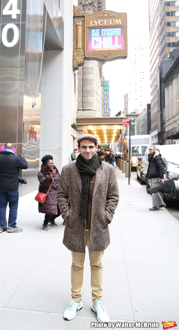 Photo Coverage: The BE MORE CHILL Gang Sees Their Brand New Marquee At the Lyceum! Image