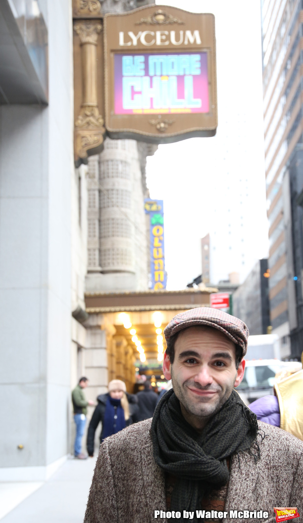 Photo Coverage: The BE MORE CHILL Gang Sees Their Brand New Marquee At the Lyceum! Image