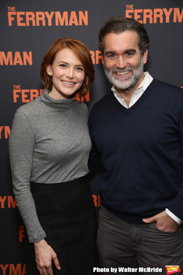 Photo Coverage: Brian d'Arcy James And The New Cast of THE FERRYMAN Meet The Press Image
