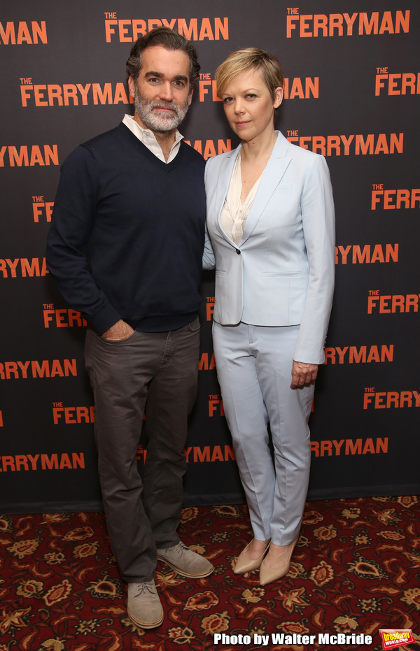 Photo Coverage: Brian d'Arcy James And The New Cast of THE FERRYMAN Meet The Press Image