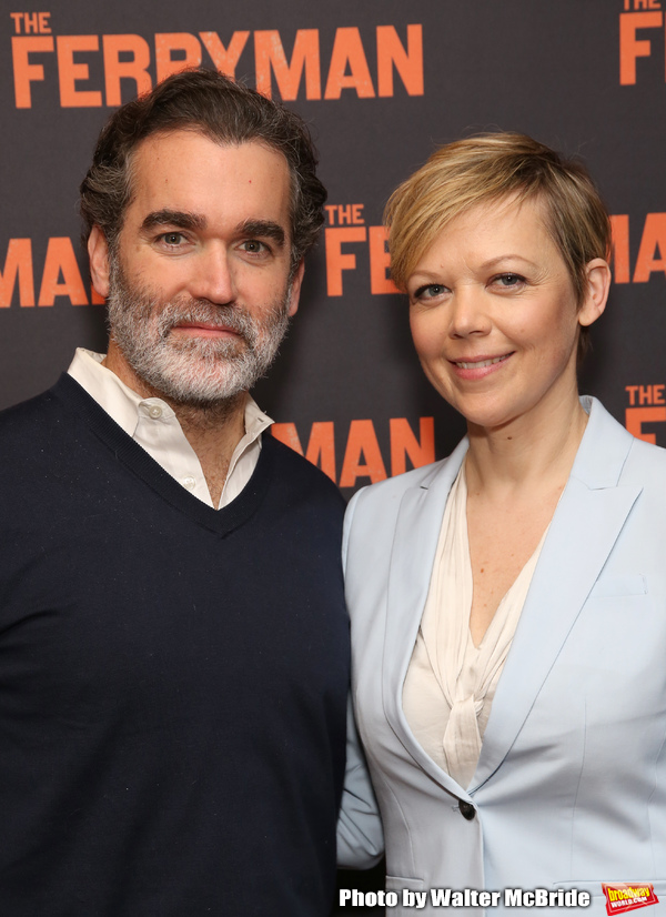 Photo Coverage: Brian d'Arcy James And The New Cast of THE FERRYMAN Meet The Press Image