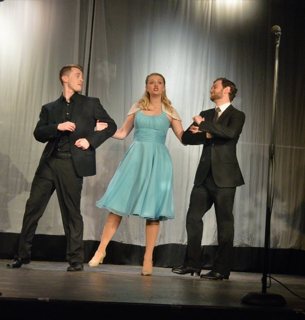 Daxton Patrick, Lindsey Mapes Duggin and Austin Jeffrey Smith perform 