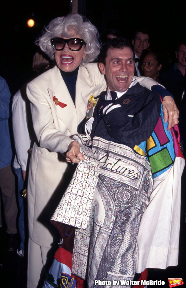 Carol Channing and Stephen Bourneuf attend the Broadway Opening Night Gypsy Robe Cere Photo