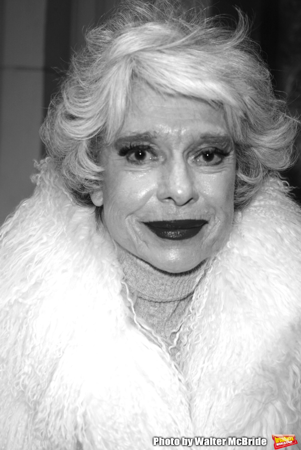 CAROL CHANNING Leaving the Essex House Hotel for thepremiere of NICHOLAS NICKLEBY at  Photo