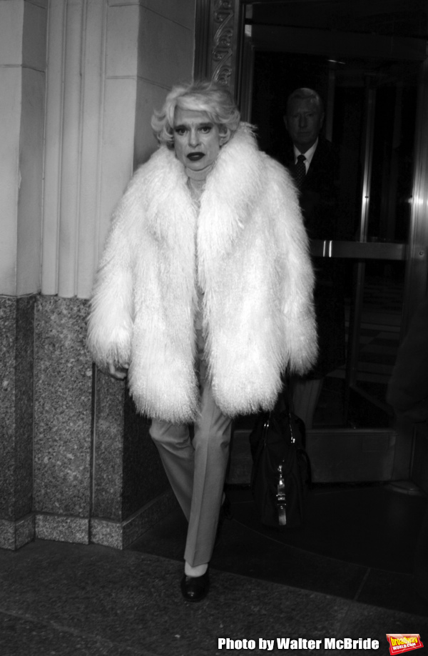 CCAROL CHANNING Leaving the Essex House Hotel for thepremiere of NICHOLAS NICKLEBY at Photo