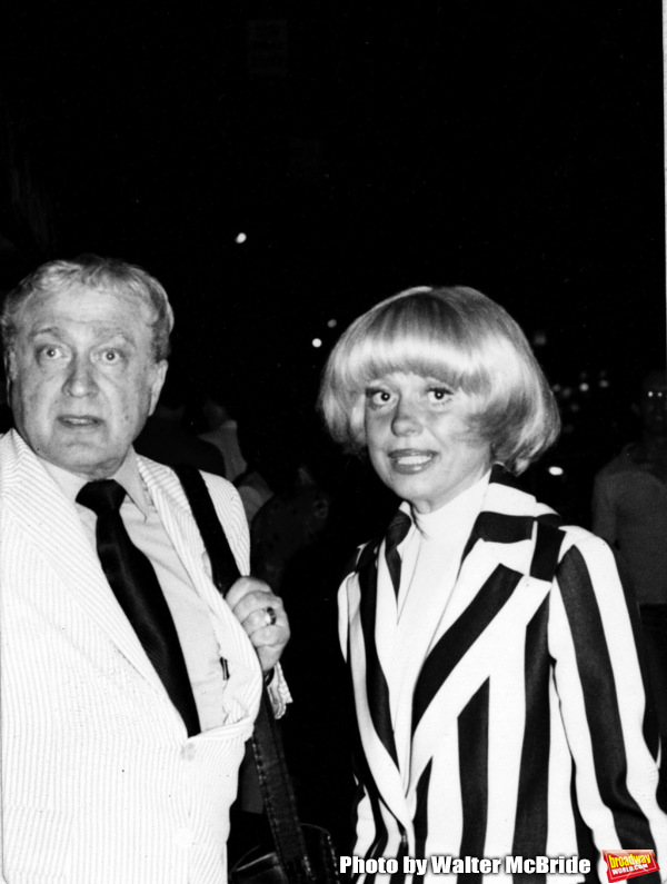 Carol Channing with her husband attending a Broadway performance in New York City. Ju Photo