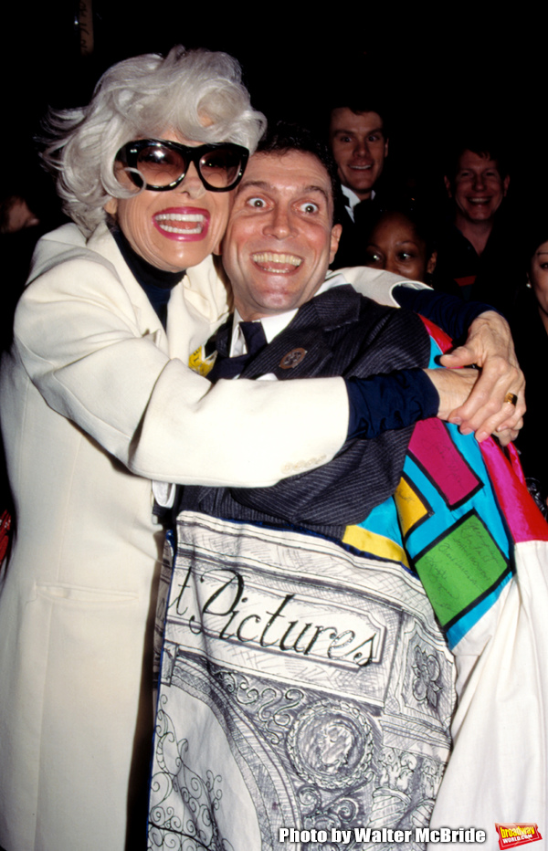 CAROL CHANNING and STEPHEN BOURNEUF during the Opening Night Gypsy Robe Ceremony for  Photo