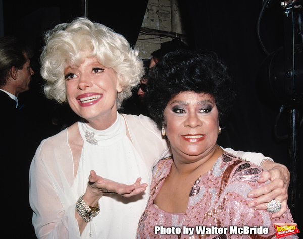Carol Channing and Ruth Brown photographed in New York City on
May 1, 1989 Photo
