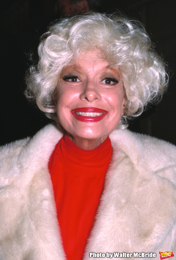 Carol Channing photographed in New York City, November 1989 Photo