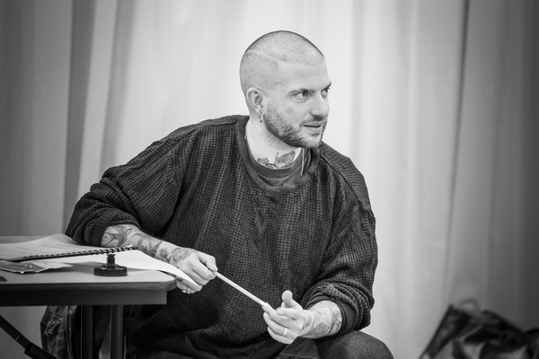 Photo Flash: In Rehearsal with the Cast of PINTER SEVEN Image
