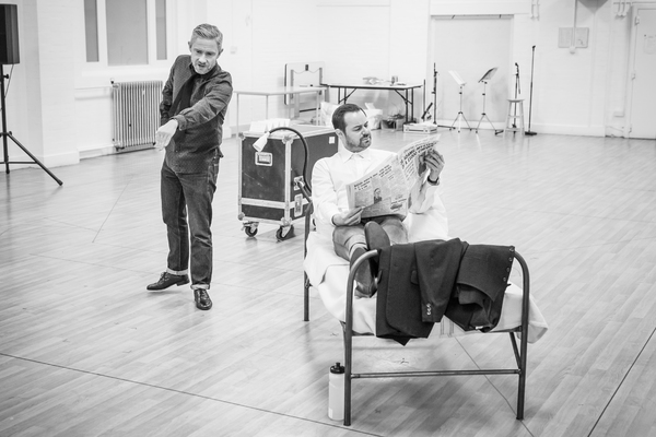 Photo Flash: In Rehearsal with the Cast of PINTER SEVEN Image
