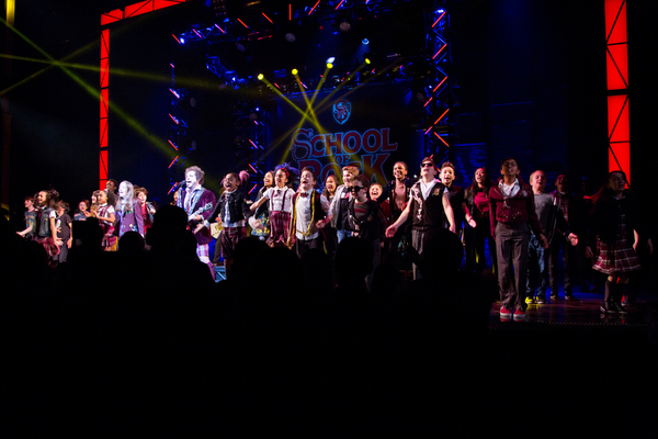 Photo Coverage: The Cast of SCHOOL OF ROCK Takes its Closing Night Curtain Call Image