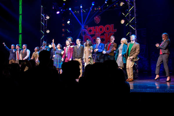Photo Coverage: The Cast of SCHOOL OF ROCK Takes its Closing Night Curtain Call Image