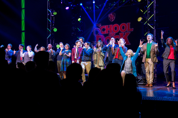 Photo Coverage: The Cast of SCHOOL OF ROCK Takes its Closing Night Curtain Call Image