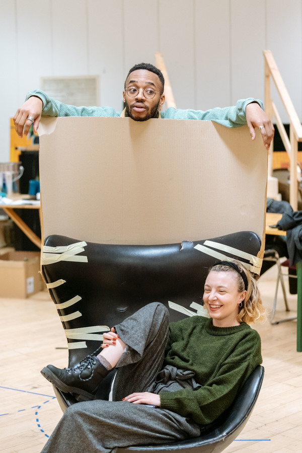 Photo Flash: In Rehearsal with Denis O'Hare and the Cast of TARTUFFE Image