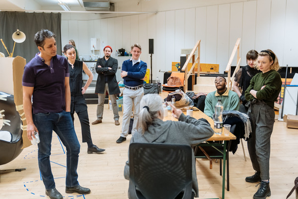 Photo Flash: In Rehearsal with Denis O'Hare and the Cast of TARTUFFE Image