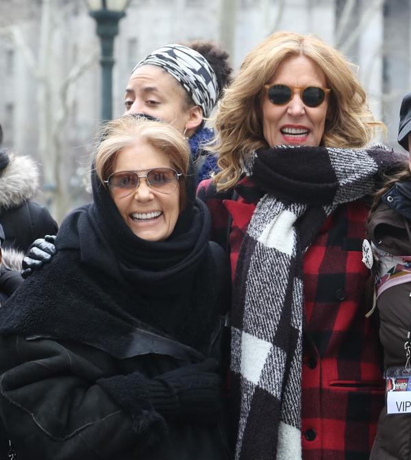 Photo Flash: Gloria Steinem and Cast of GLORIA: A LIFE March in the Women's Unity Rally Image