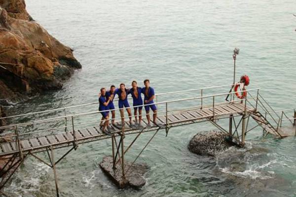Photo Flash: The Flipper Boys Of Hong Kong MAMMA MIA! Visit Sai Wan Swimming Shed 