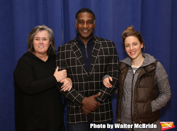 Rosie O'Donnell, Norm Lewis and Jessie Mueller during "The Music Man" Media Day Rehea Photo