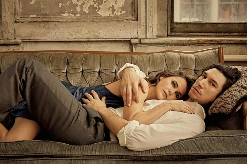 Photo Flash: Things Heat Up as Adam Driver & Keri Russell Pose for BURN THIS Image